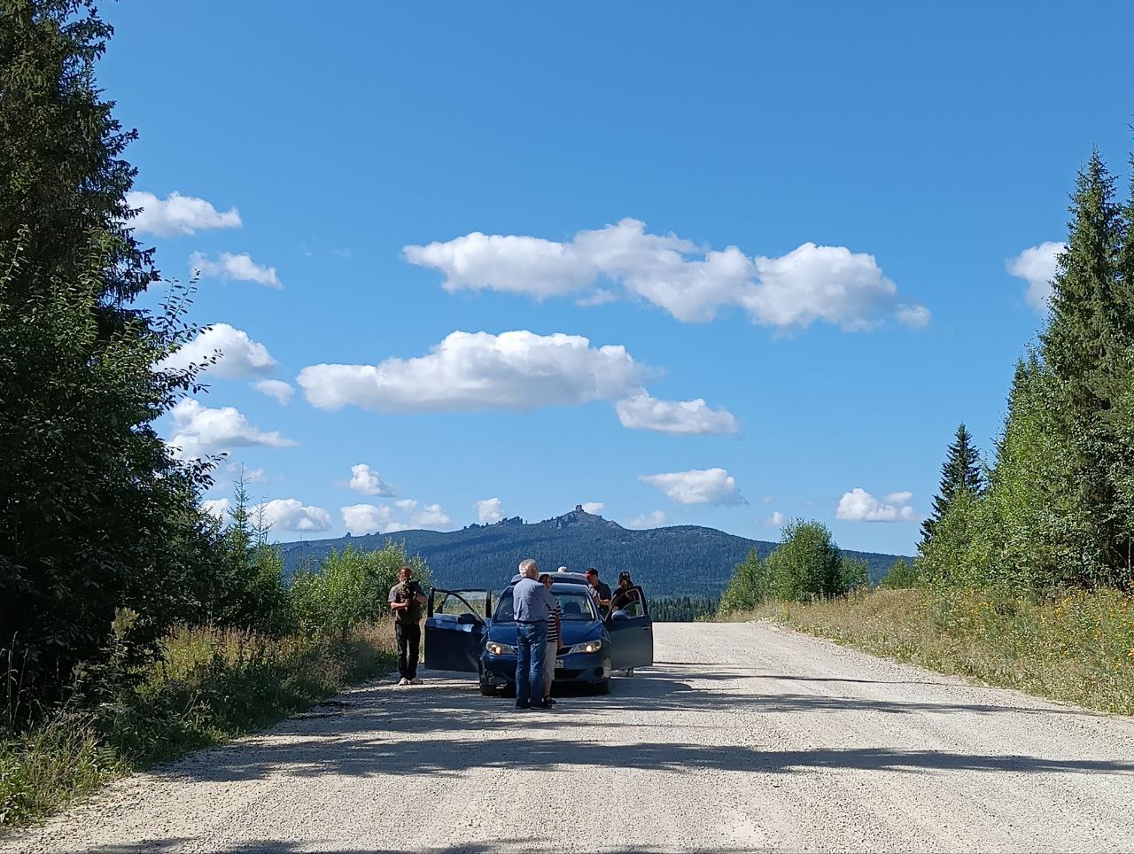 По дороге в Ваю.